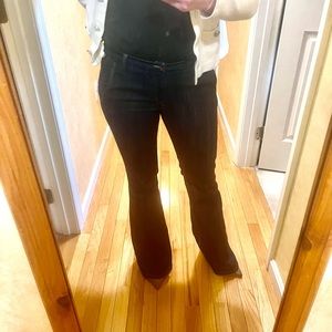 Express Dark Fit and Flair Jean